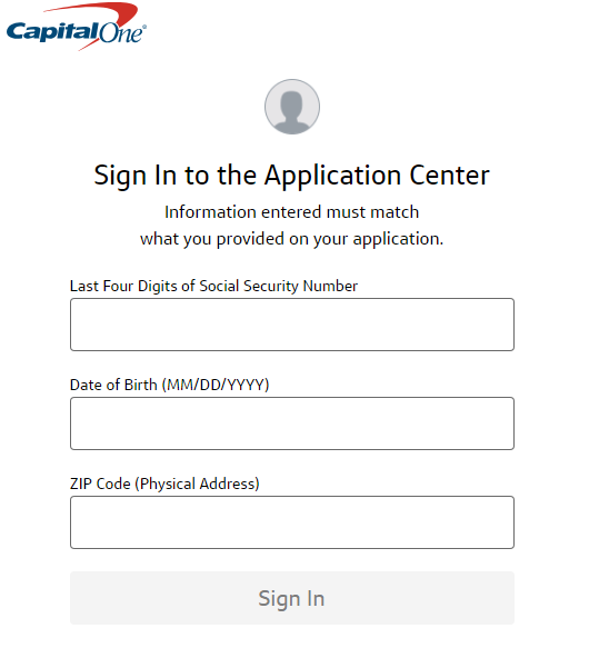 Check Capital One Card Application Status