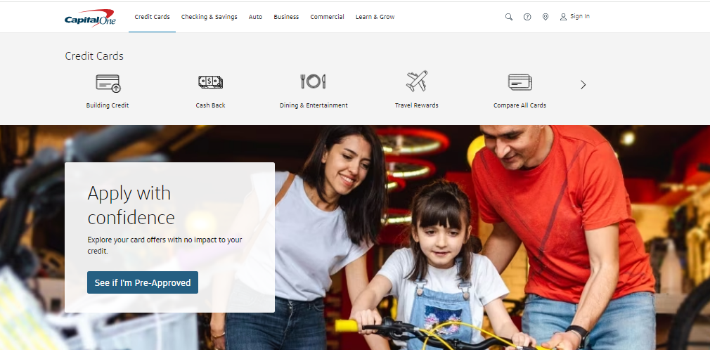 Pre Approved for a Capital One Credit Card